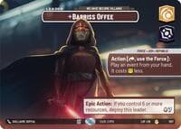 Barriss Offee - We Have Become Villains (Showcase) - Legends of the Force - Star Wars: Unlimited card