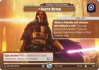 Darth Revan - Scourge of the Old Republic (Showcase) - Legends of the Force - Star Wars: Unlimited card