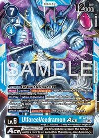 UlforceVeedramon ACE - Cyber Eden - Digimon Card Game card