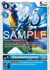 KausGammamon - Cyber Eden - Digimon Card Game card