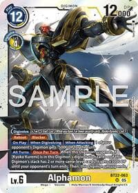 Alphamon - Cyber Eden - Digimon Card Game card