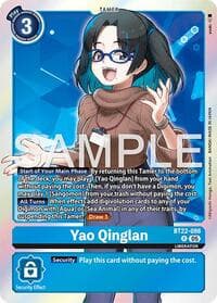 Yao Qinglan - Cyber Eden - Digimon Card Game card