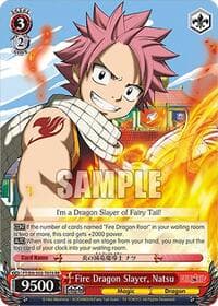 Fire Dragon Slayer, Natsu (SR) - Fairy Tail Chronicle Set - Weiss Schwarz card