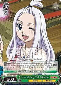 Draw of Fairy Tail, Mirajane - Fairy Tail Chronicle Set - Weiss Schwarz card