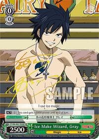 Ice Make Wizard, Gray (SP) - Fairy Tail Chronicle Set - Weiss Schwarz card