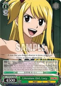 Literature Girl, Lucy - Fairy Tail Chronicle Set - Weiss Schwarz card