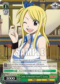 Cute Celestial User? Lucy - Fairy Tail Chronicle Set - Weiss Schwarz card