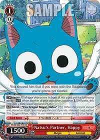 Natsu's Partner, Happy - Fairy Tail Chronicle Set - Weiss Schwarz card