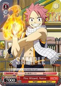 Fire Wizard, Natsu - Fairy Tail Chronicle Set - Weiss Schwarz card