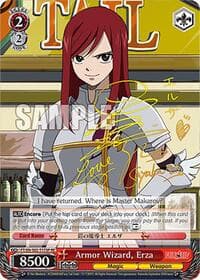 Armor Wizard, Erza (SP) - Fairy Tail Chronicle Set - Weiss Schwarz card
