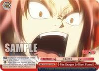 Fire Dragon Brilliant Flame (RRR) - Fairy Tail Chronicle Set - Weiss Schwarz card