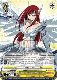 "Heaven's Wheel Armor" Erza (SR) - Fairy Tail Chronicle Set - Weiss Schwarz card