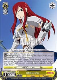 Titania Erza (RRR) - Fairy Tail Chronicle Set - Weiss Schwarz card