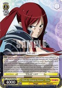 "Black Winged Armor" Erza - Fairy Tail Chronicle Set - Weiss Schwarz card