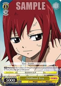Childhood Erza - Fairy Tail Chronicle Set - Weiss Schwarz card