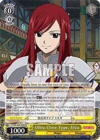 Ultra Close Type, Erza - Fairy Tail Chronicle Set - Weiss Schwarz card