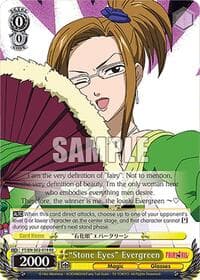 "Stone Eyes" Evergreen - Fairy Tail Chronicle Set - Weiss Schwarz card