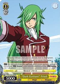 "Dark Ecriture" Fried - Fairy Tail Chronicle Set - Weiss Schwarz card