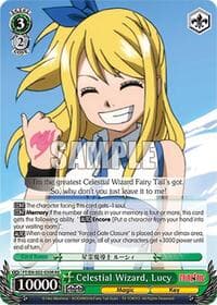 Celestial Wizard, Lucy (RRR) - Fairy Tail Chronicle Set - Weiss Schwarz card