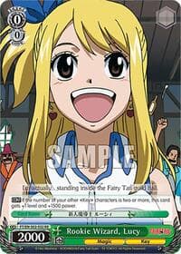 Rookie Wizard, Lucy - Fairy Tail Chronicle Set - Weiss Schwarz card