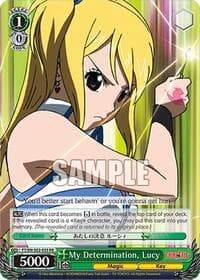 My Determination, Lucy - Fairy Tail Chronicle Set - Weiss Schwarz card