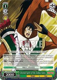 Celestial Spirit of the Zodiac Gates (Sagittarius) - Fairy Tail Chronicle Set - Weiss Schwarz card