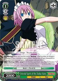 Celestial Spirit of the Zodiac Gates (Virgo) - Fairy Tail Chronicle Set - Weiss Schwarz card