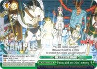 You did nothin' wrong! - Fairy Tail Chronicle Set - Weiss Schwarz card
