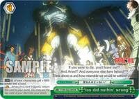 You did nothin' wrong! (SR) - Fairy Tail Chronicle Set - Weiss Schwarz card