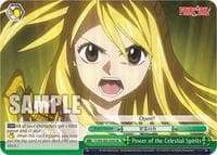Power of the Celestial Spirits (SR) - Fairy Tail Chronicle Set - Weiss Schwarz card