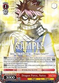 Dragon Force, Natsu (RRR) - Fairy Tail Chronicle Set - Weiss Schwarz card