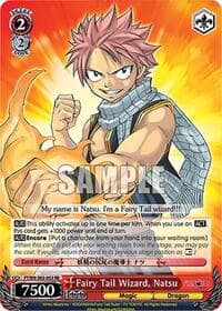 Fairy Tail Wizard, Natsu - Fairy Tail Chronicle Set - Weiss Schwarz card