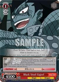 Black Steel Gajeel - Fairy Tail Chronicle Set - Weiss Schwarz card