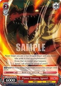 Flame Dragon, Igneel - Fairy Tail Chronicle Set - Weiss Schwarz card