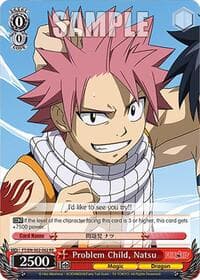 Problem Child, Natsu - Fairy Tail Chronicle Set - Weiss Schwarz card