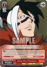 Great Fire Totomaru - Fairy Tail Chronicle Set - Weiss Schwarz card