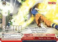 Natsu vs. Zero (SR) - Fairy Tail Chronicle Set - Weiss Schwarz card