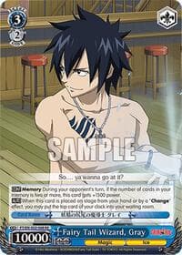 Fairy Tail Wizard, Gray - Fairy Tail Chronicle Set - Weiss Schwarz card