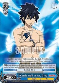 Castle Wall of Ice, Gray - Fairy Tail Chronicle Set - Weiss Schwarz card