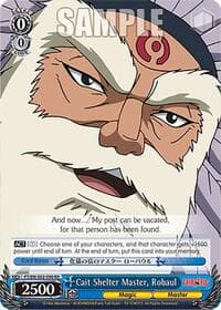 Cait Shelter Master, Robaul - Fairy Tail Chronicle Set - Weiss Schwarz card