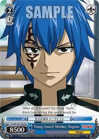 Young Council Member, Siegrain - Fairy Tail Chronicle Set - Weiss Schwarz card