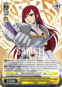 Guardian of Fairy Tail, Erza (RRR) - Fairy Tail Chronicle Set - Weiss Schwarz card