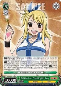 Girl Who Loves Celestial Spirits, Lucy - Fairy Tail Chronicle Set - Weiss Schwarz card