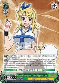 Girl Who Loves Celestial Spirits, Lucy (RRR) - Fairy Tail Chronicle Set - Weiss Schwarz card