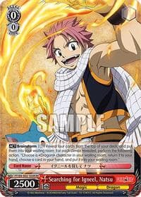 Searching for Igneel, Natsu (RRR) - Fairy Tail Chronicle Set - Weiss Schwarz card