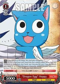 "Dragon Egg" Happy - Fairy Tail Chronicle Set - Weiss Schwarz card