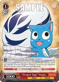 "Dragon Egg" Happy (RRR) - Fairy Tail Chronicle Set - Weiss Schwarz card