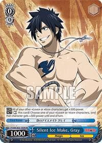 Silent Ice Make, Gray (RRR) - Fairy Tail Chronicle Set - Weiss Schwarz card