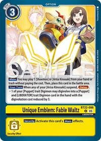 Unique Emblem: Fable Waltz - Cyber Eden - Digimon Card Game card