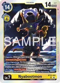 Nyabootmon - Cyber Eden - Digimon Card Game card